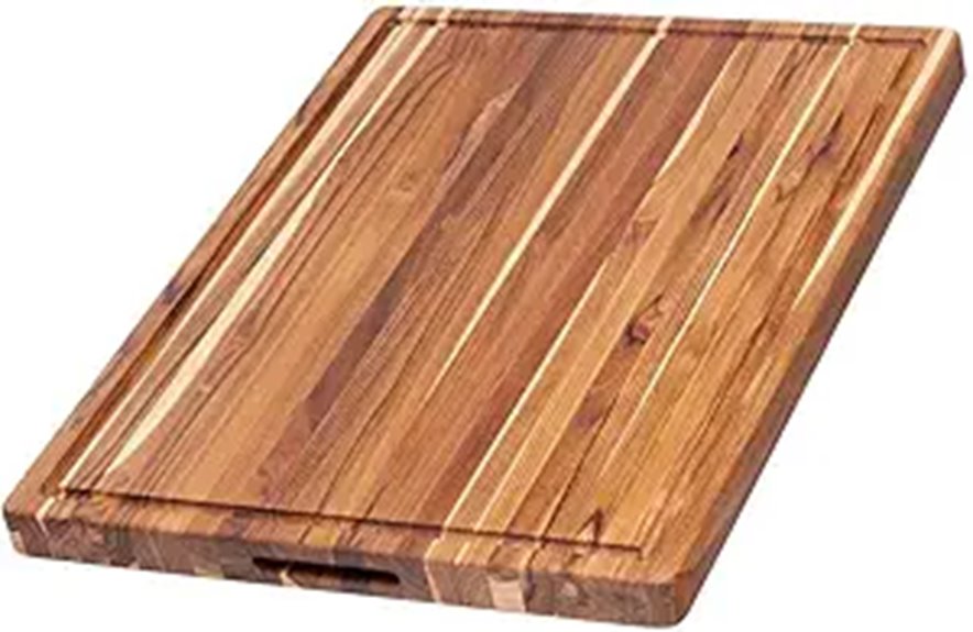 Teakhaus Large Reversible Juice Groove Cutting Board