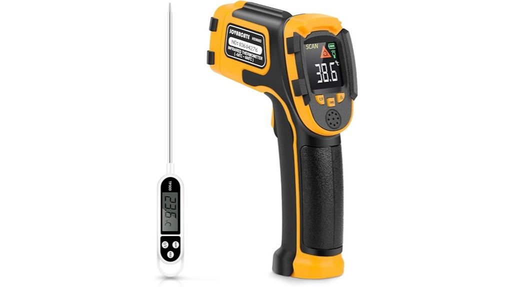 laser meat temperature gun