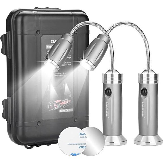 Magnetic LED Grill Light Pair for Barbecue