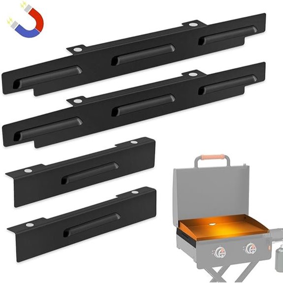 Magnetic Stainless Steel Wind Guard for Blackstone 22-inch