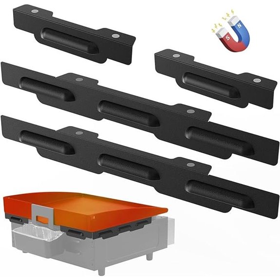 Blackstone 17 Griddle Wind Guards Magnetic Stainless Steel