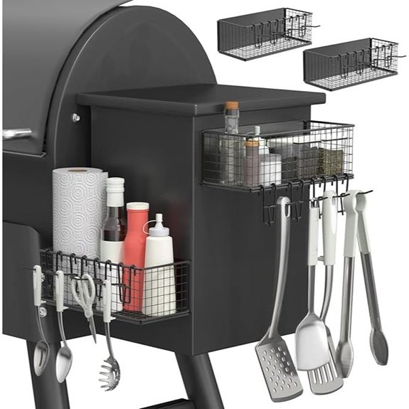 2-Pack Magnetic Storage Bins for Traeger Grills