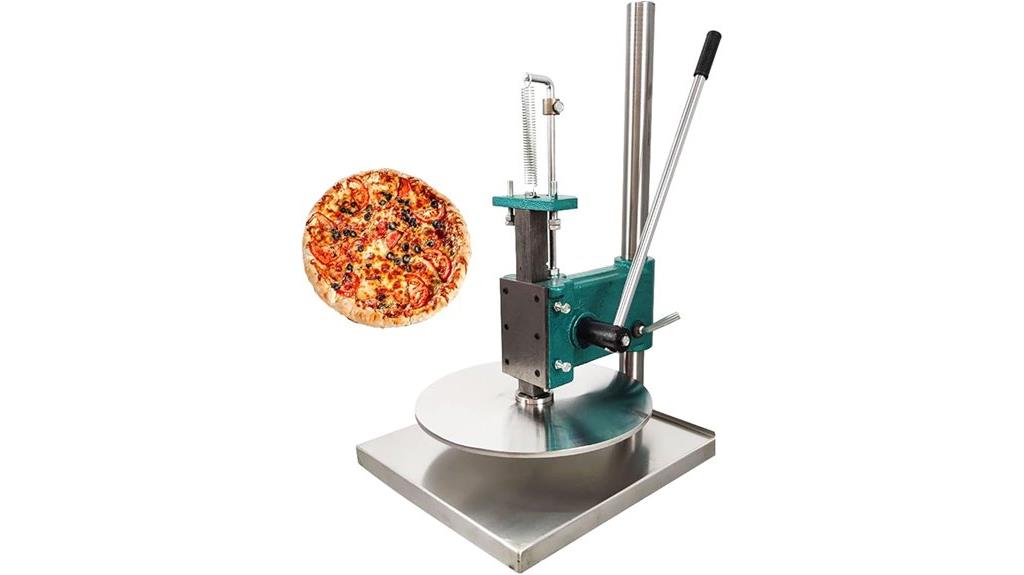 manual 14 inch pizza press