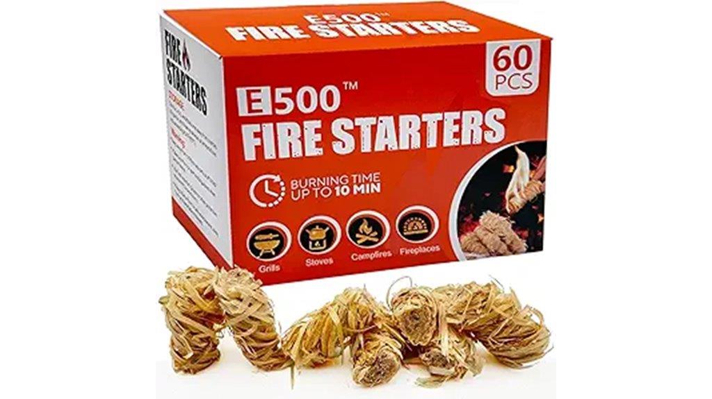 natural fireplace and campfire starter