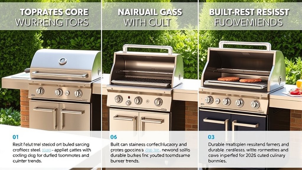 natural gas grill selection criteria