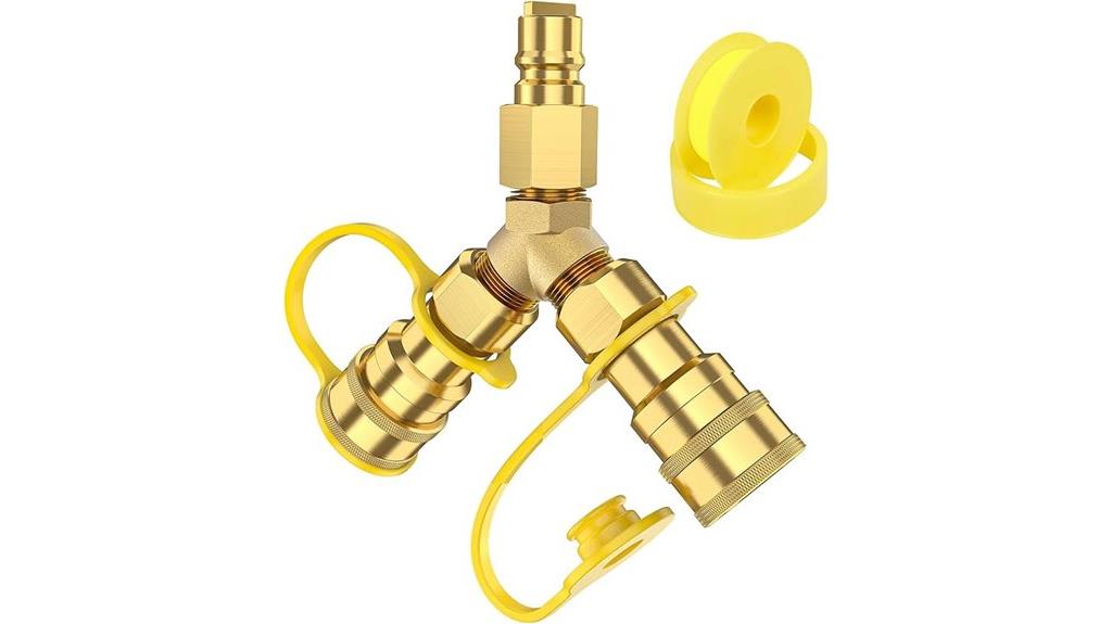 natural gas splitter valve