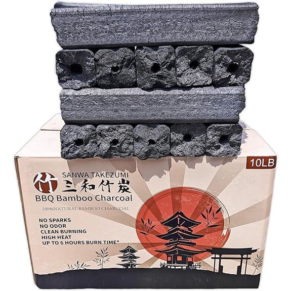 BBQ Bamboo Charcoal 100% Natural Smokeless 10 lbs