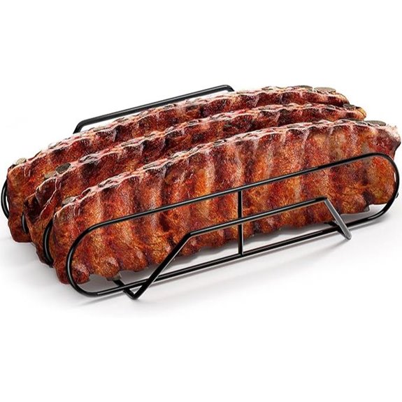 Sorbus Non-Stick Rib Rack for Grilling and BBQ