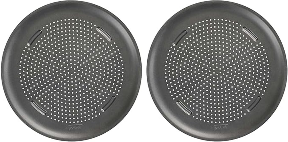 nonstick pizza pan set
