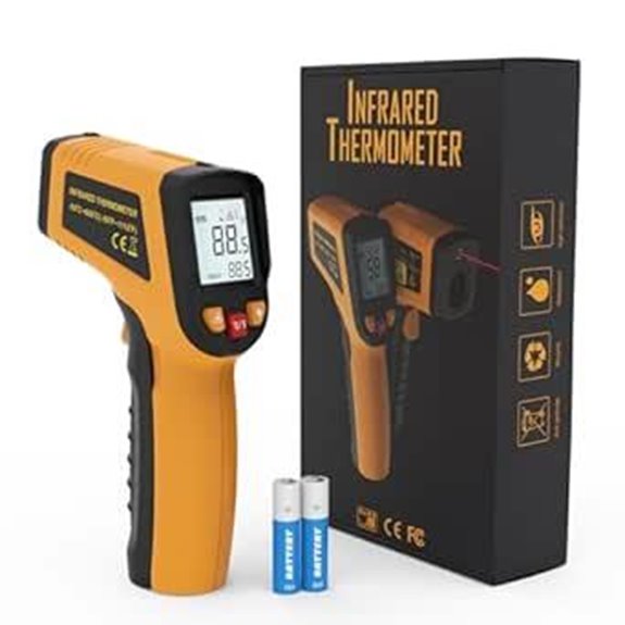 KNINE Outdoors Infrared Laser Thermometer (Orange)