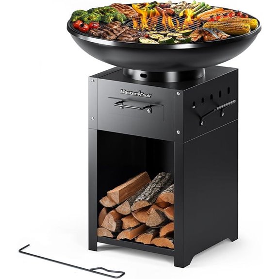 MASTER COOK Charcoal Grill for Backyard & Camping
