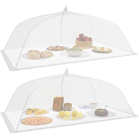 Simply Genius Outdoor Food Tents 2-Pack White