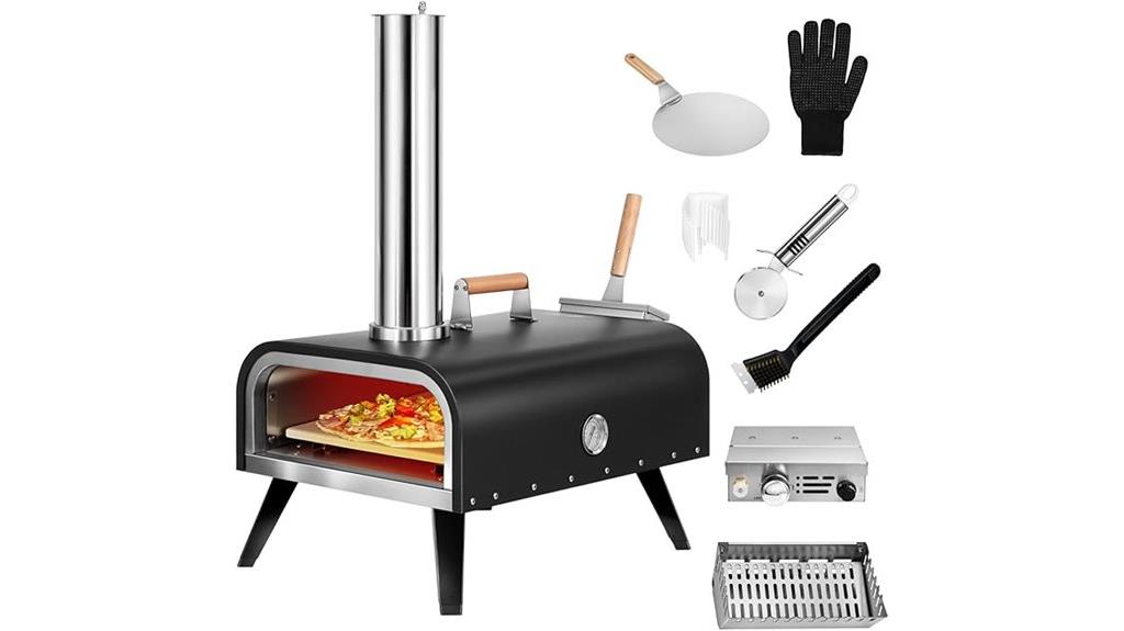 outdoor multi fuel pizza oven
