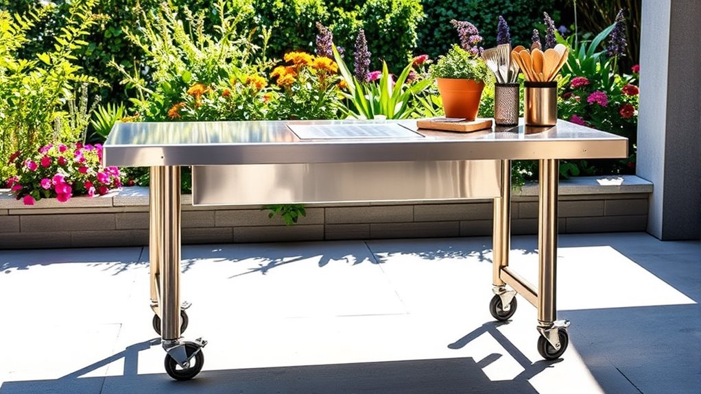 outdoor prep table considerations