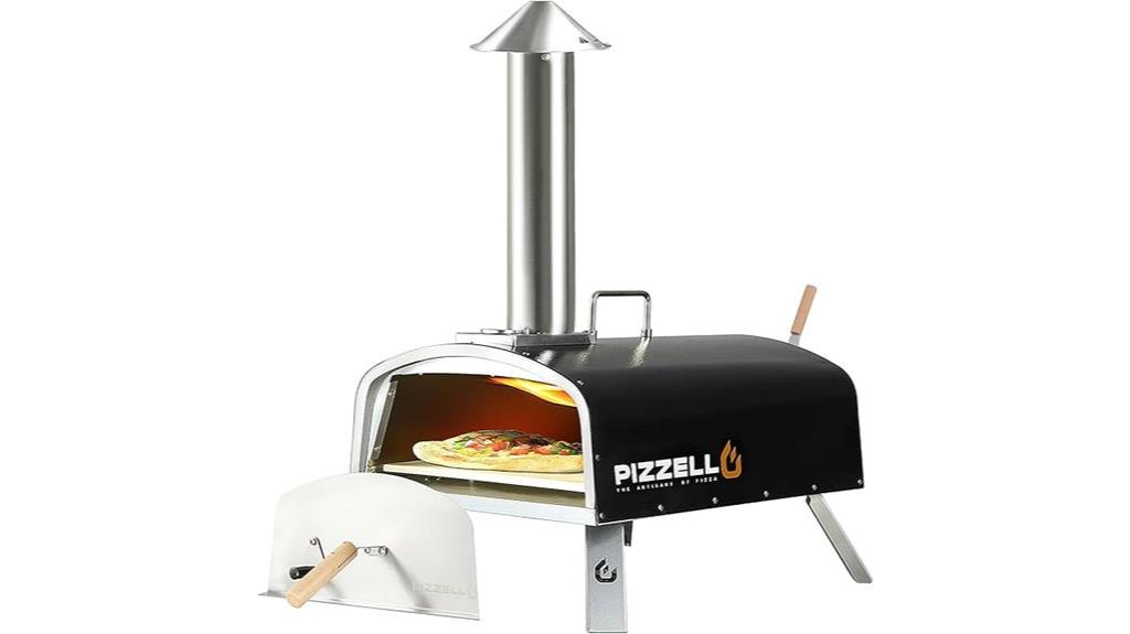 outdoor propane wood fired oven
