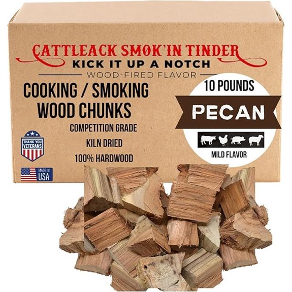 Cattleack Pecan Smoking Wood Chunks for BBQ