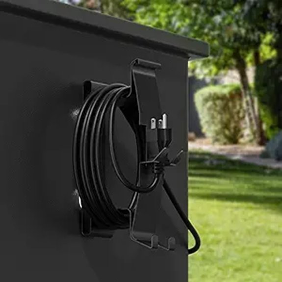 Magnetic Power Cord Organizer for Pellet Grills