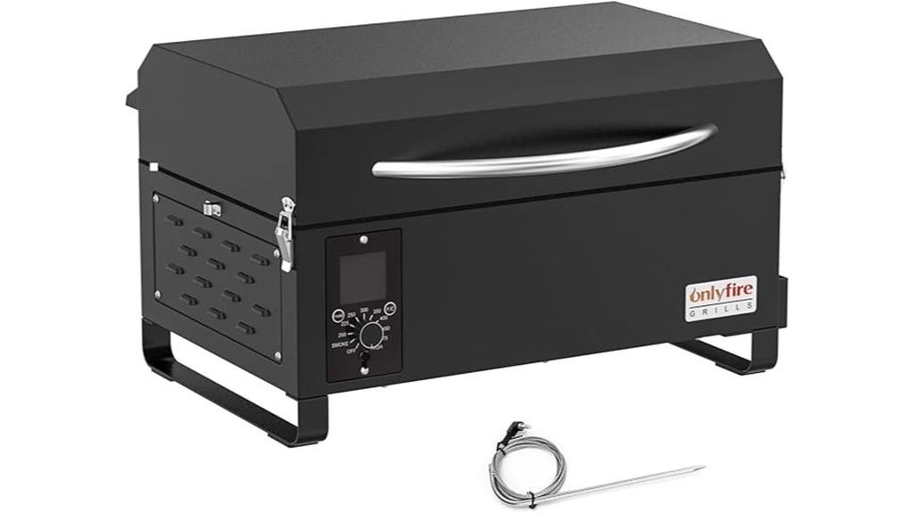 pellet grill with probe