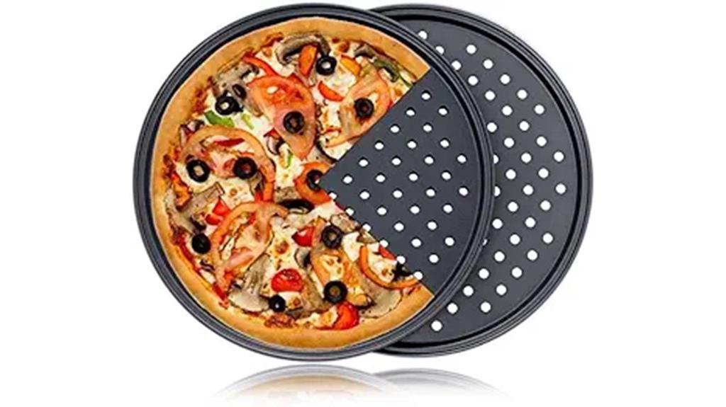 perforated 12 inch pizza pan