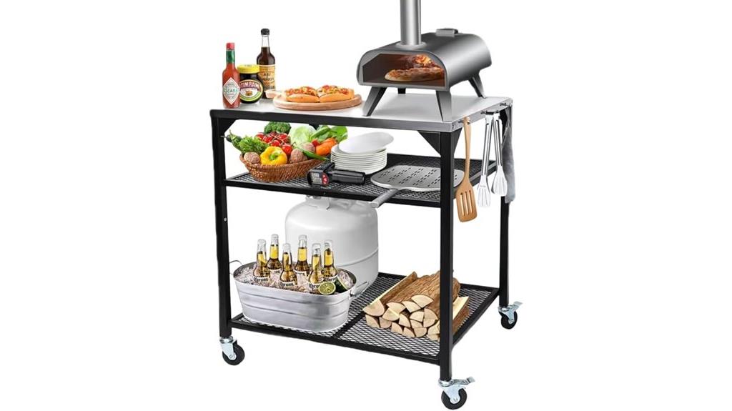 pizza oven table options