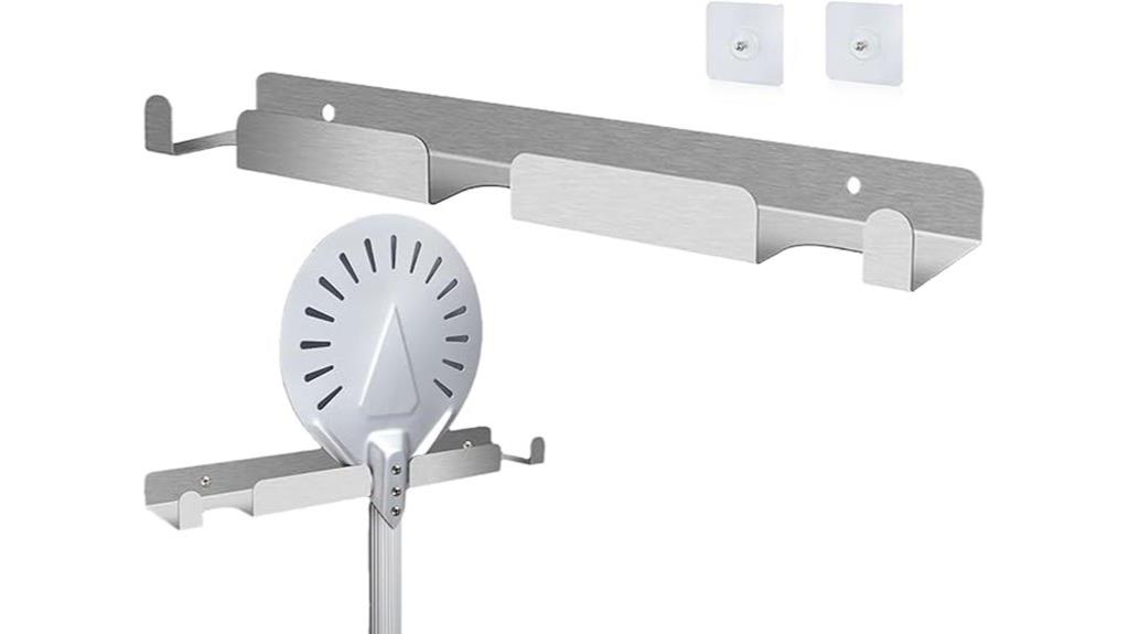 pizza peel storage bracket