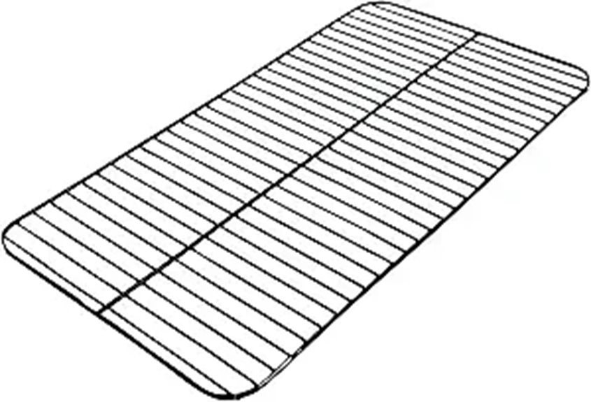 Porcelain Steel Cooking Grid for Charbroil Classic 360