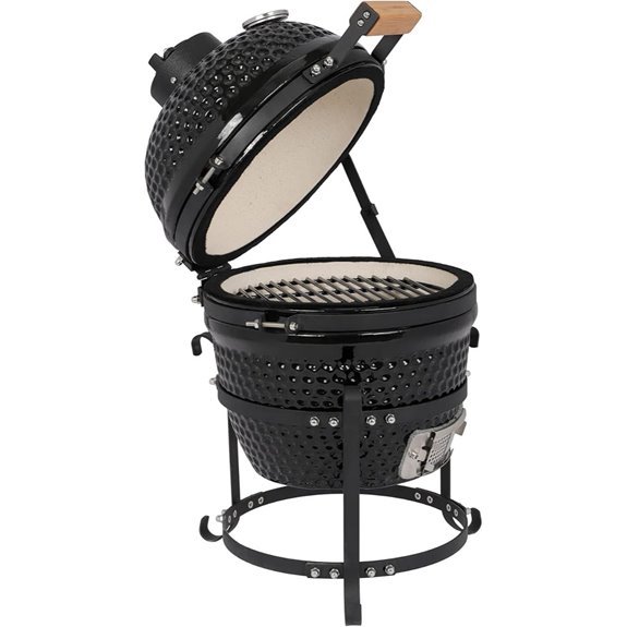 ROVSUN 13” Portable Kamado Charcoal Grill & Smoker