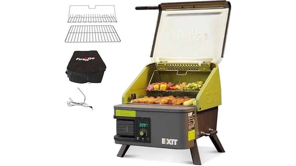 portable 20v pellet grill