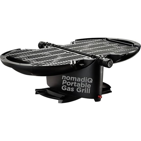 NOMADIQ Portable Propane Gas Grill for Camping and Travel