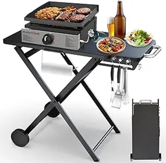 Foldable Grill Cart for Blackstone & Ooni Ovens