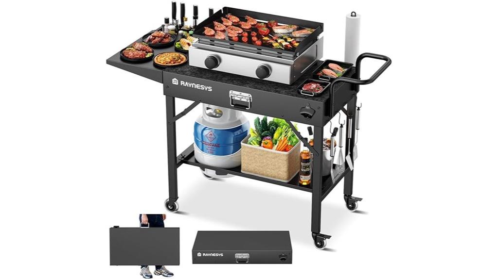 portable outdoor cooking station