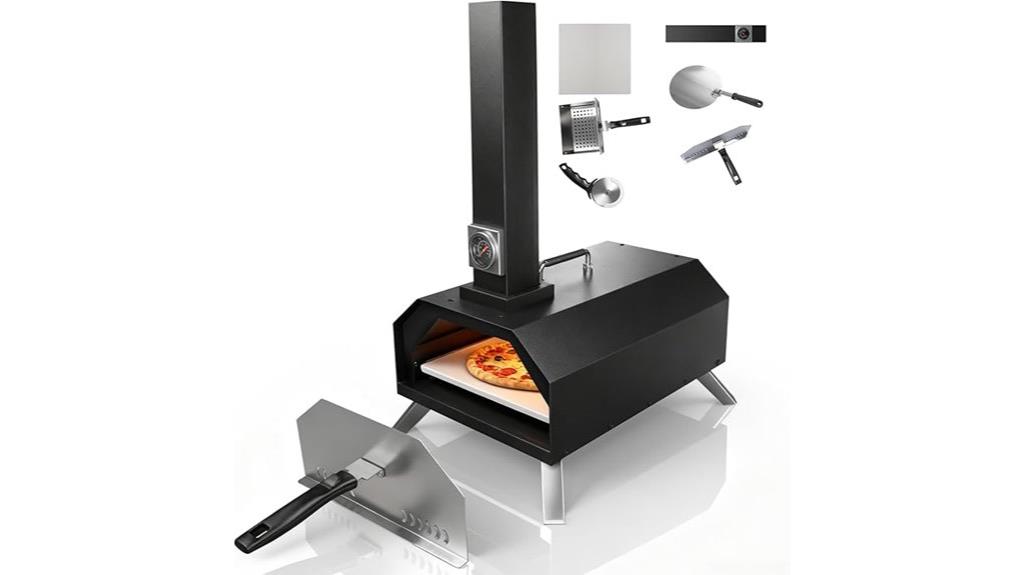 portable outdoor wood pellet oven