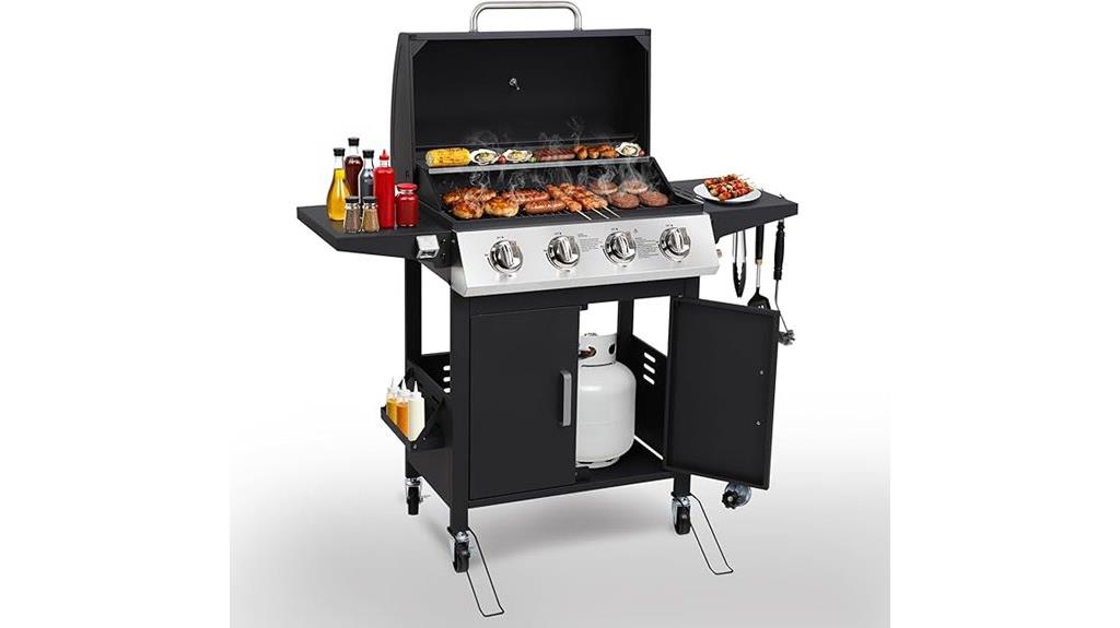 portable propane bbq grill