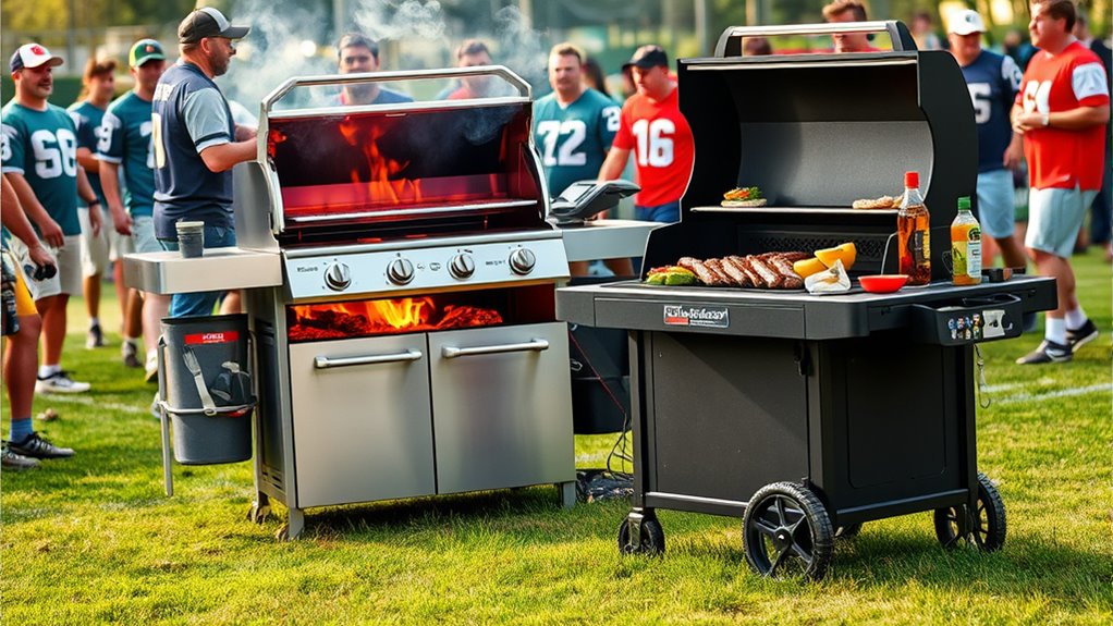 portable spacious versatile grill