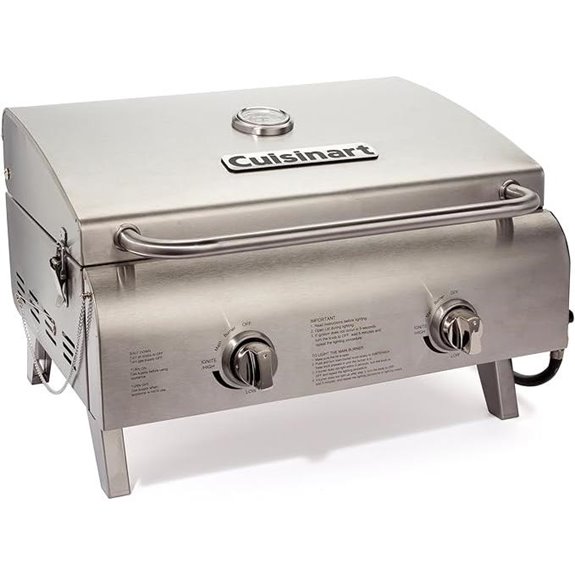 Cuisinart 2-Burner Portable Propane Grill