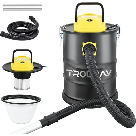 Ash Vacuum Cleaner with 800W Suction and Blowing
