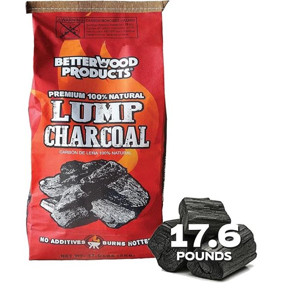 BetterWood All-Natural Hardwood Lump Charcoal (17.6 lbs)