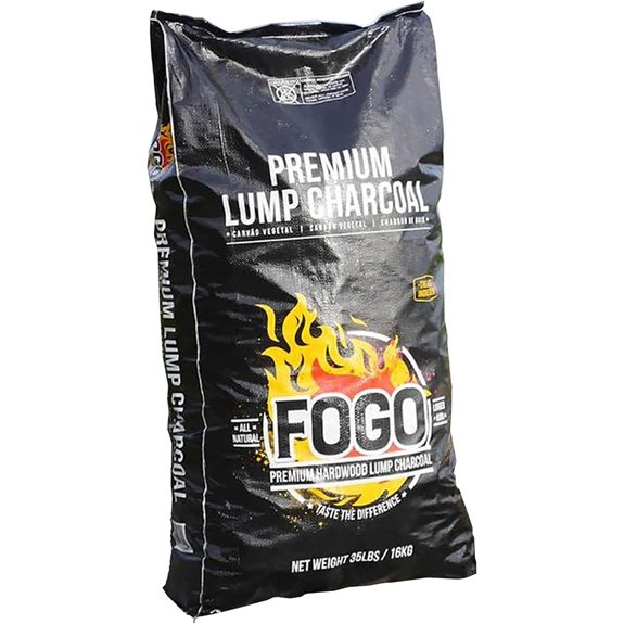 FOGO Premium Oak Lump Charcoal for Grilling 35 lb