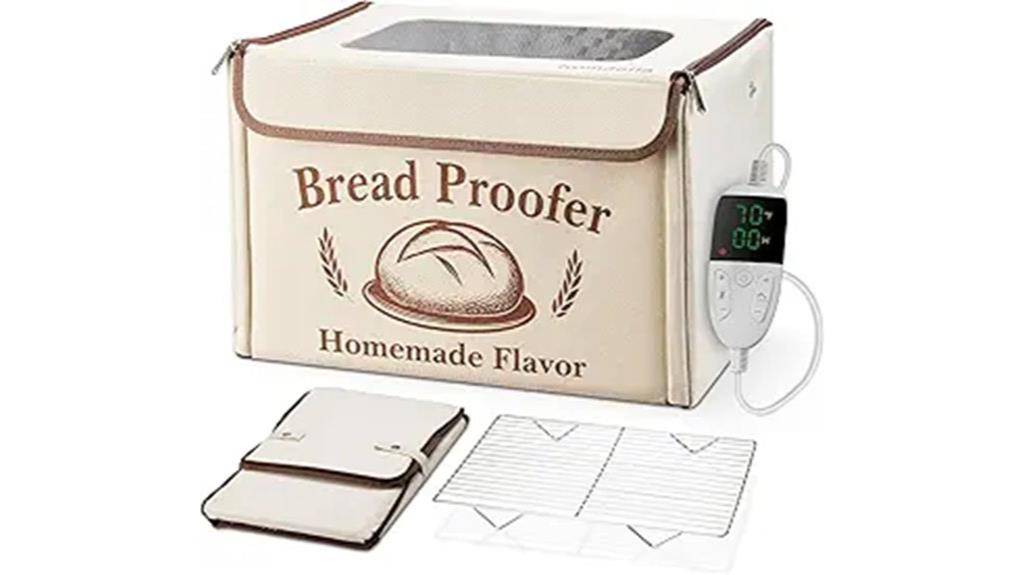 proofing box with controls