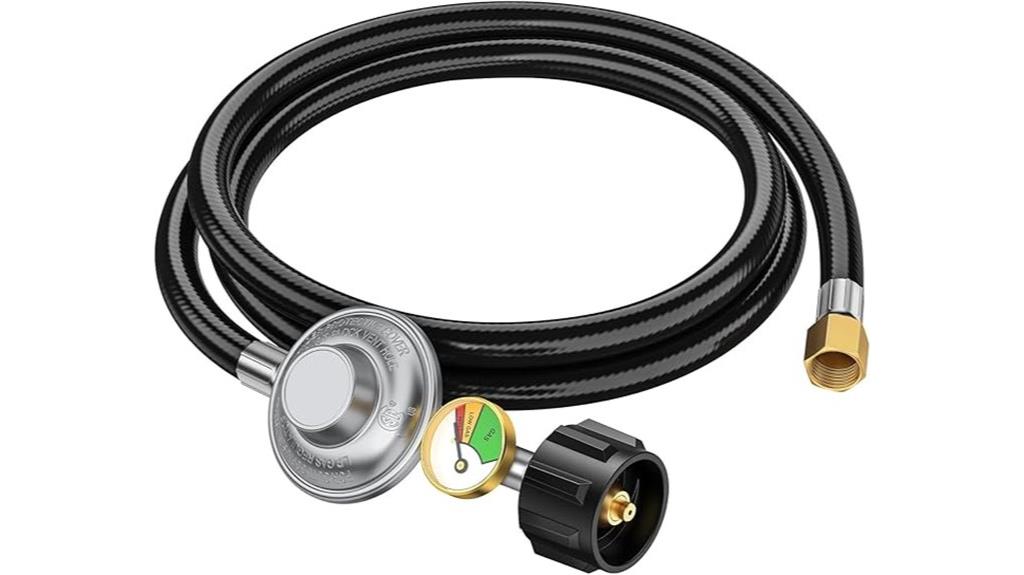 propane regulator with hose