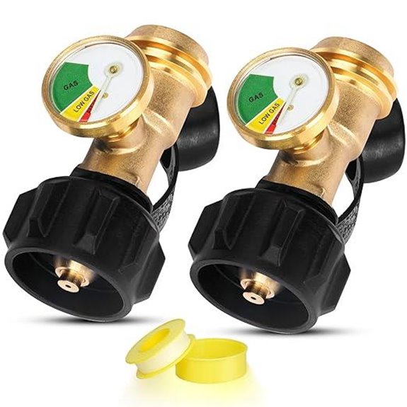 Propane Tank Gauge & Leak Detector (2 Pack)