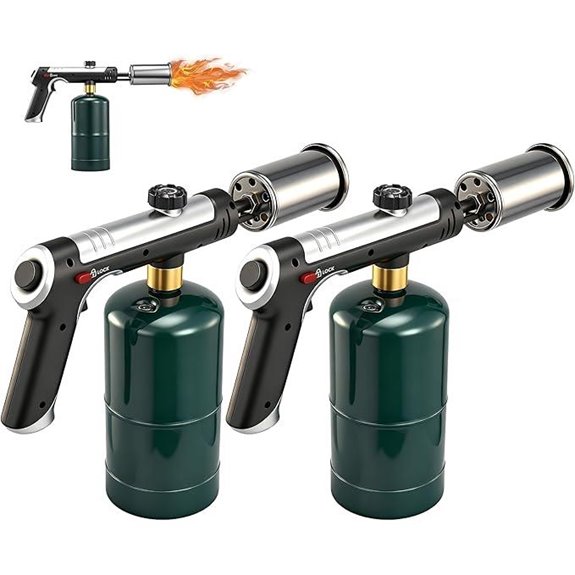 Saker Propane Torch with Safety Lock (2 Sets)