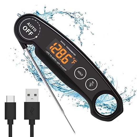 Instant Digital Food Thermometer for Cooking