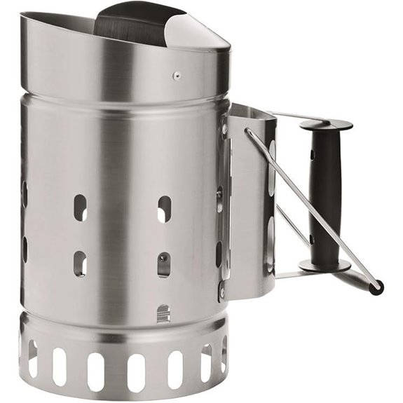 Rösle Stainless Steel Charcoal Starter Chimney Silver (25039)