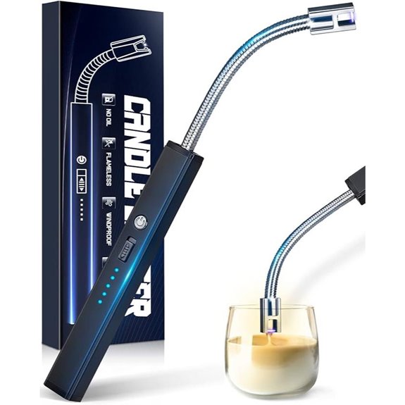 Rechargeable Electric Candle Lighter with LED Display