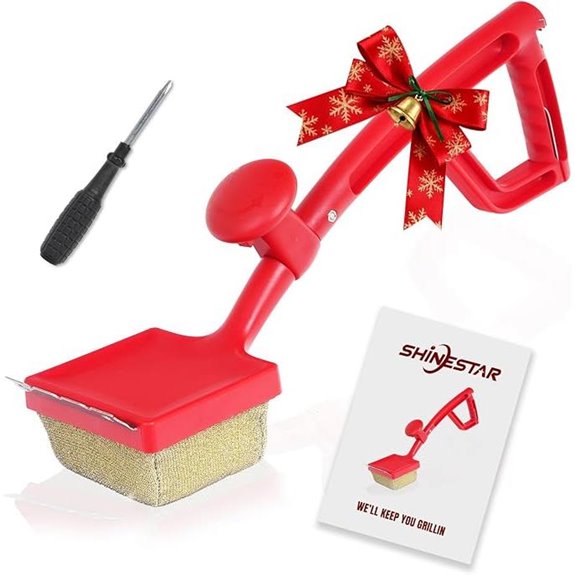 SHINESTAR Bristle-Free Grill Brush with Replaceable Head