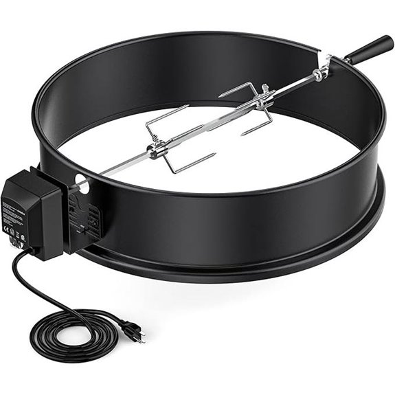 Onlyfire Rotisserie Ring Kit for Weber Kettle Grills