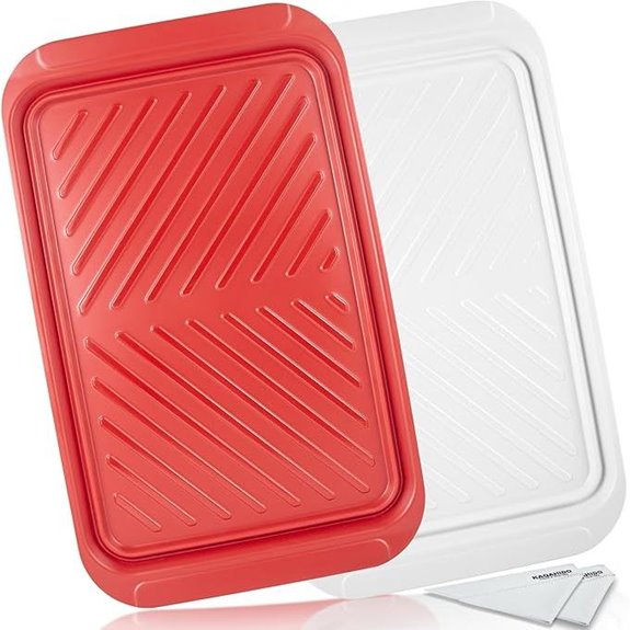 KAQAHIDO BBQ Serving Trays Set of 2