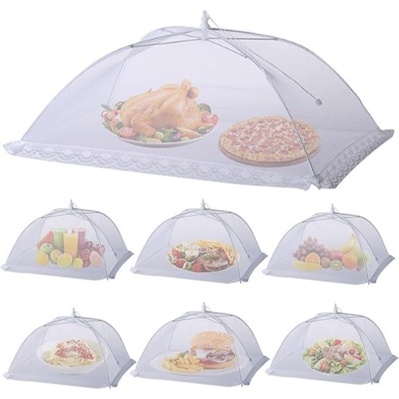7 Pack Outdoor Food Covers and Nets