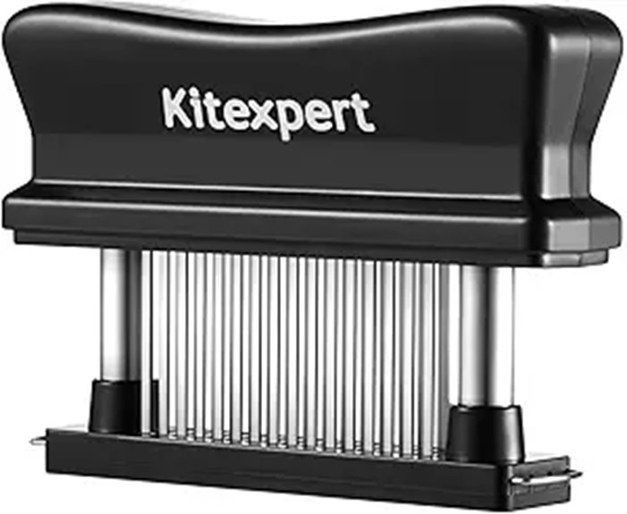 Kitexpert Meat Tenderizer with Sharp Blades and Detachable Base